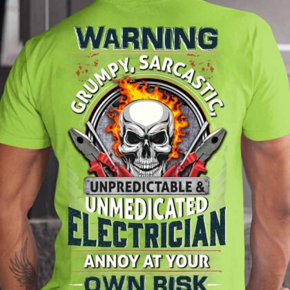 Grumpy sarcastic Electrician